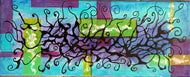 Abstract Doodles ....50x20cm